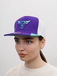 Бейсболка MITCHELL NESS арт. HHSS1102-CBUYYPPPPURP Chicago Bulls NBA (фиолетовый / белый)